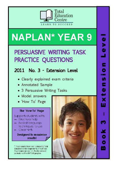 Yr 9 Extension Persuasive Writing